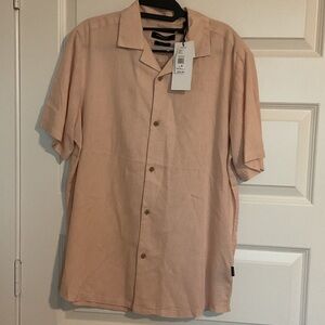 NWT Kenneth Cole Pale Pink Slim Fit Shirt